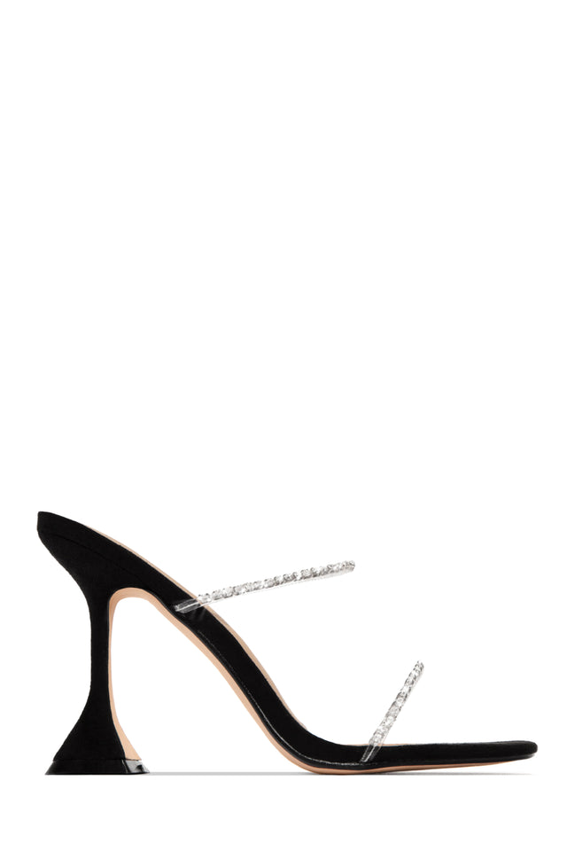Load image into Gallery viewer, Black Embellished Heels

