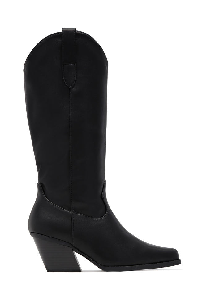 Load image into Gallery viewer, Festival Forever Cowgirl Boots - Black

