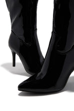 Load image into Gallery viewer, Naydine Knee High Heel Boots - Black
