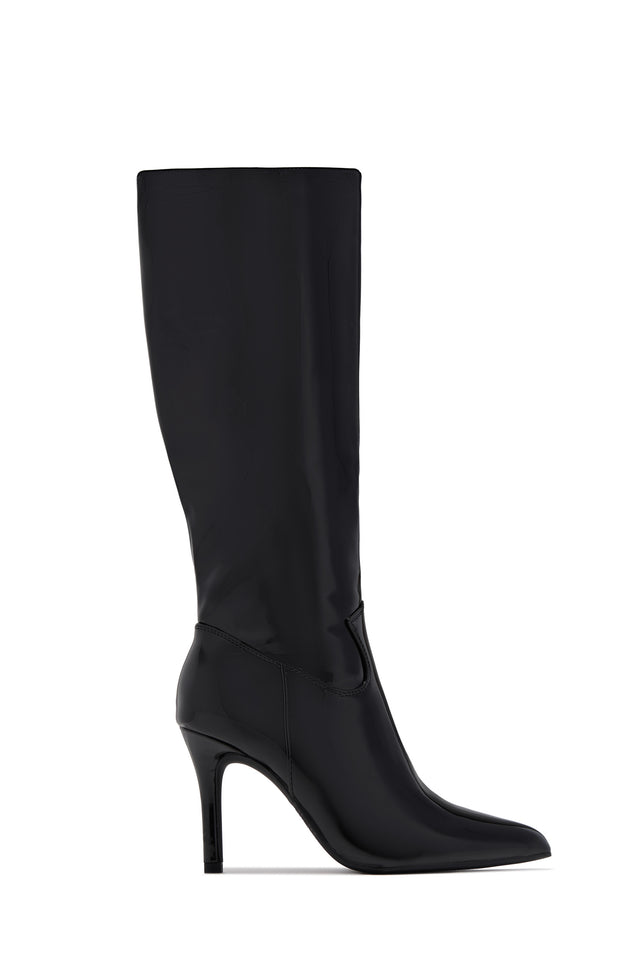 Load image into Gallery viewer, Naydine Knee High Heel Boots - Black
