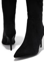 Load image into Gallery viewer, Daniella Below The Knee Heel Boots - Black
