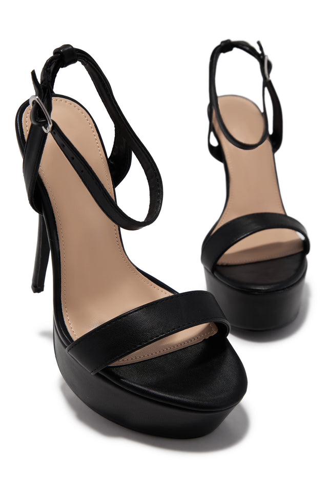 Load image into Gallery viewer, Your Temptation Platform High Heels - Black

