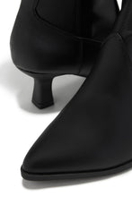 Load image into Gallery viewer, Roxanna Kitten Heel Boots - Black
