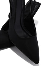 Load image into Gallery viewer, Cari Slingback Pumps - Black
