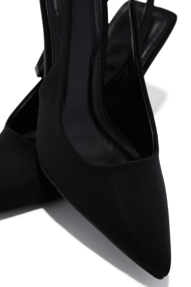 Load image into Gallery viewer, Cari Slingback Pumps - Black
