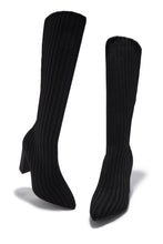 Load image into Gallery viewer, Shanelle Block Heel Boots - Black
