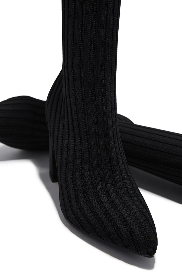 Load image into Gallery viewer, Shanelle Block Heel Boots - Black
