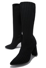 Load image into Gallery viewer, Shanelle Block Heel Boots - Black
