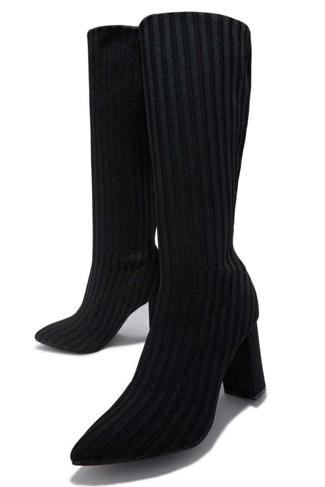 Load image into Gallery viewer, Shanelle Block Heel Boots - Black
