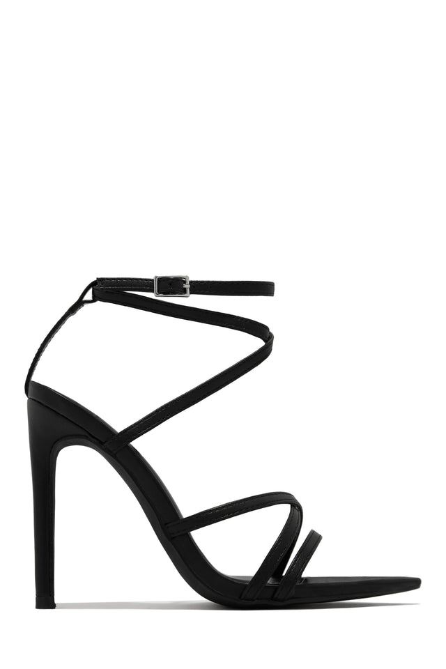 Load image into Gallery viewer, Gossip Girl Strappy High Heels - Black
