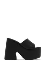 Load image into Gallery viewer, Summer Comfortable Black Mule Heel
