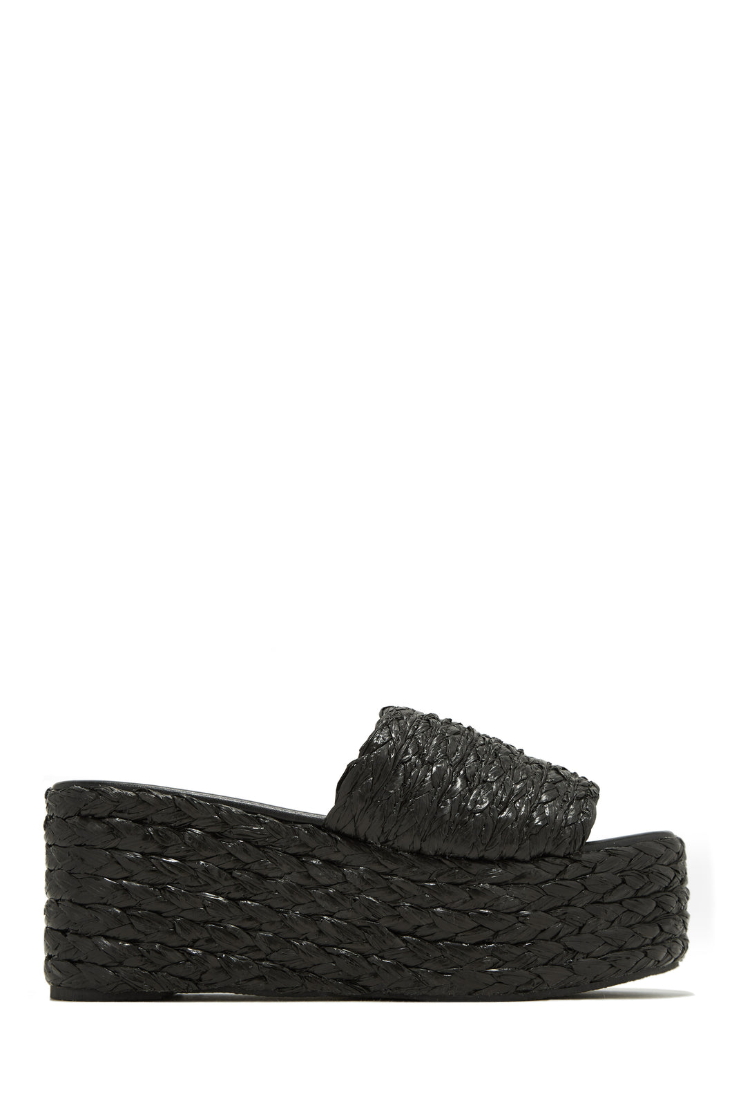 Slip on Black Platforms
