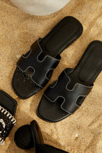 Load image into Gallery viewer, Lucy Slip On Sandals - Black
