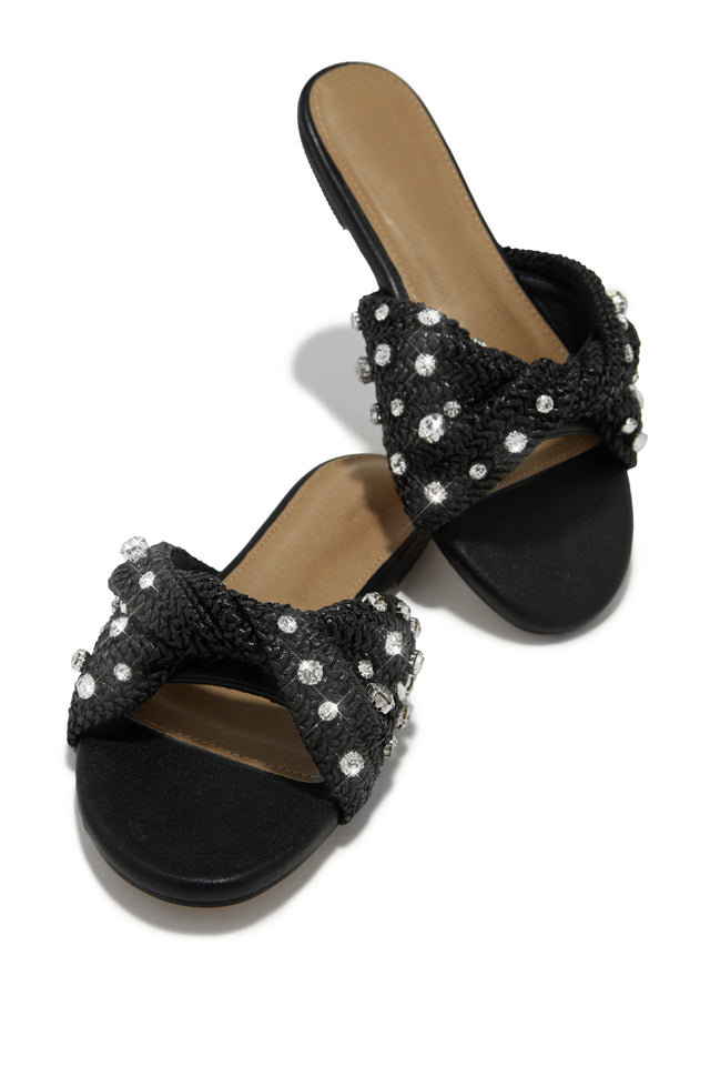 Load image into Gallery viewer, Black Slip On Sandals
