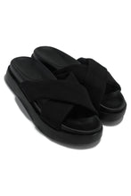 Load image into Gallery viewer, Vacay Babe Chunky Slip On Sandals - Black
