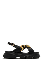 Load image into Gallery viewer, Ankle Strap Gold Sandal
