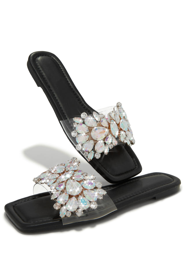 Load image into Gallery viewer, PU Embellished Sandals
