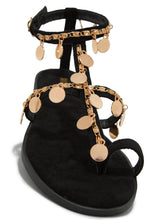 Load image into Gallery viewer, Pendant Chain Embellishment Sandal
