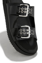 Load image into Gallery viewer, Kira Chunky Slip On Sandals - Black
