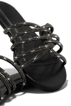 Load image into Gallery viewer, Girly Black Strappy Sandals
