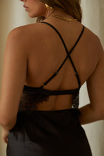 Load image into Gallery viewer, Criss Cross Open Back Satin Top

