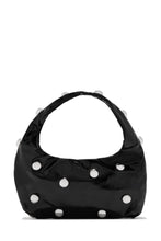 Load image into Gallery viewer, Dahlaney Studded Handbag - Black Silver
