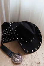 Load image into Gallery viewer, Delia Western Cowgirl Hat - Black
