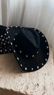 Delia Western Cowgirl Hat - Black