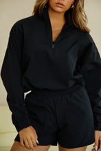 Load image into Gallery viewer, Black Nylon Active Jacket
