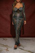 Load image into Gallery viewer, Silver Holiday Dress
