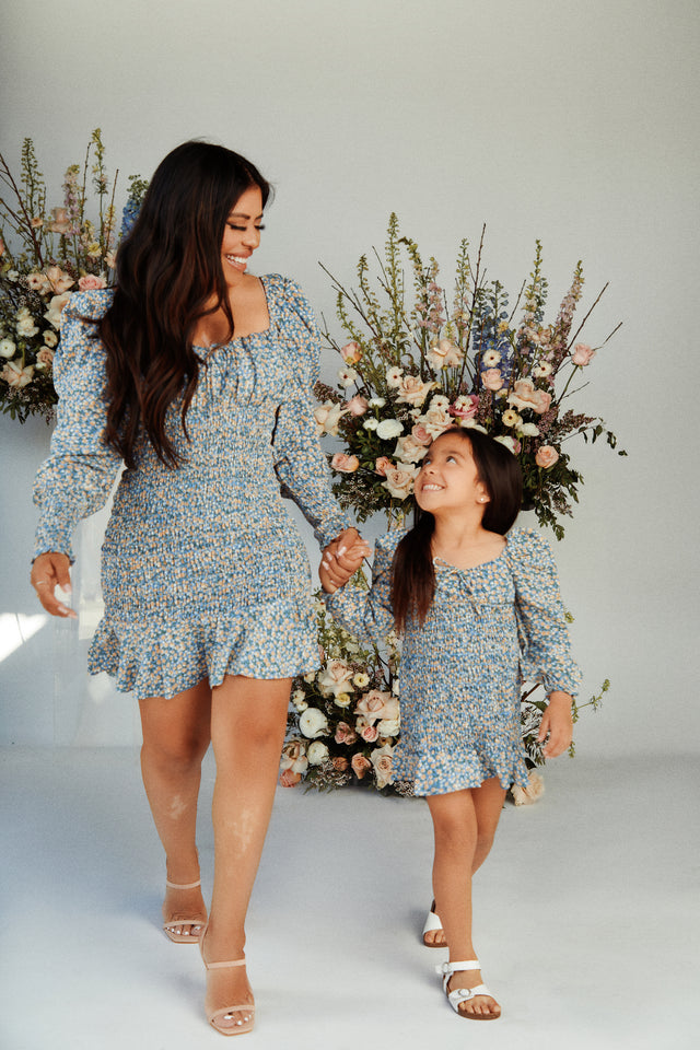 Load image into Gallery viewer, Long Sleeve Mother and Daughter Matching Dress
