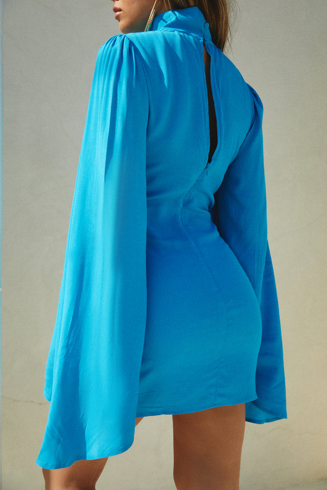 Load image into Gallery viewer, Long Sleeve Flare Sleeve Dress
