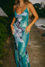 Load image into Gallery viewer, Shades of Blue Printed Dress
