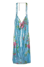 Load image into Gallery viewer, Metallic Floral Dress
