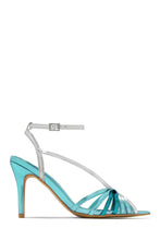 Load image into Gallery viewer, Kataya Ankle Strap Pointed Toe Heels - Blue
