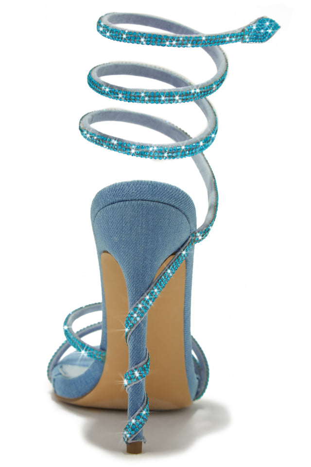 Load image into Gallery viewer, Blue Going Out Heels
