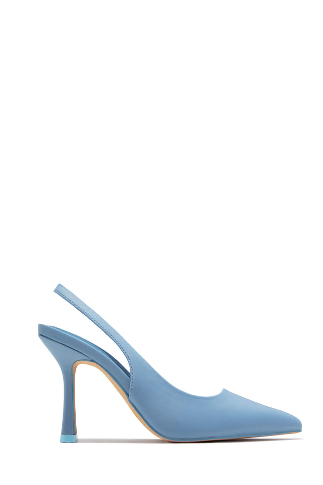 Load image into Gallery viewer, Cari Slingback Pumps - Light Blue
