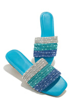 Load image into Gallery viewer, Blue  Summer Vacation Sandals
