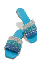 Load image into Gallery viewer, Blue Vacation Sandals
