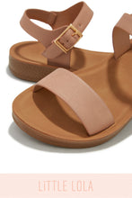 Load image into Gallery viewer, Blush Little Girl Sandals
