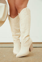 Load image into Gallery viewer, Jordyn Cowgirl Boots - Bone
