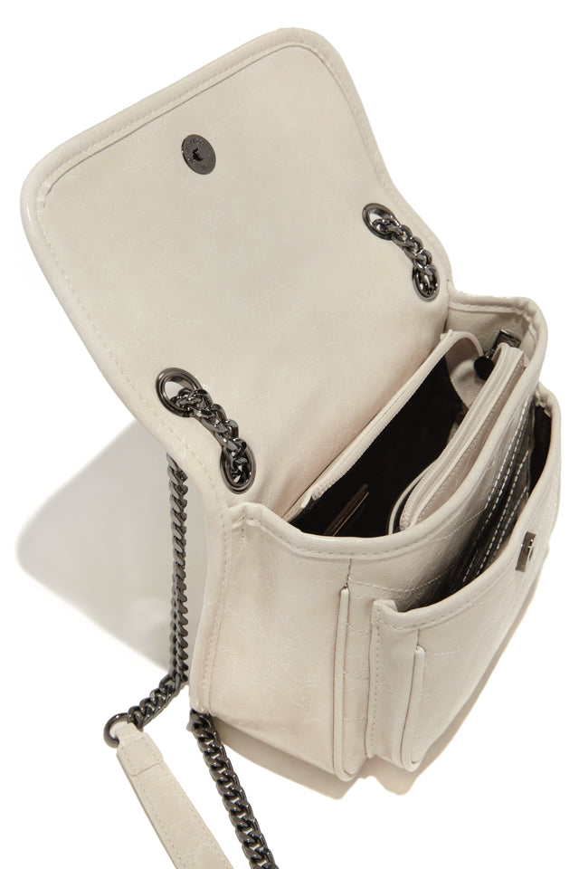 Load image into Gallery viewer, Quilted Ivory Bag
