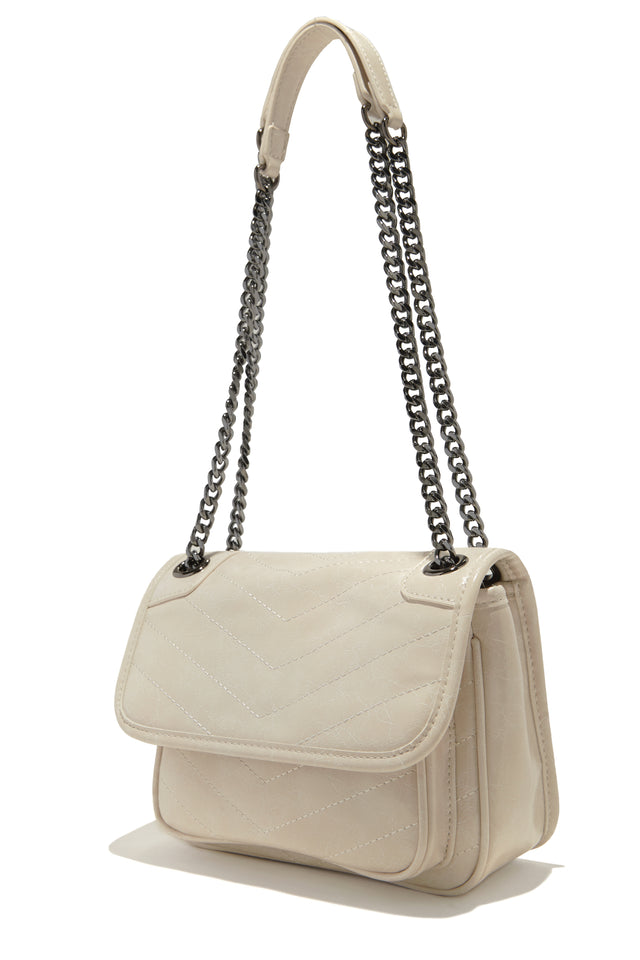 Load image into Gallery viewer, Pewter Hardware Flap bag

