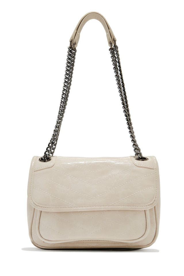 Load image into Gallery viewer, Alicia Quilted Flap Bag - Ivory
