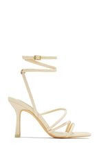 Load image into Gallery viewer, Ivory Strappy Mid Heels
