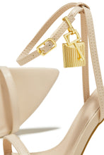Load image into Gallery viewer, Bone Heels with Gold-Tone Detailing
