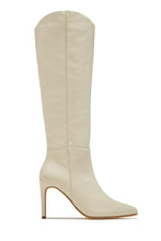 Load image into Gallery viewer, Portia Knee High Heel Boots - Bone
