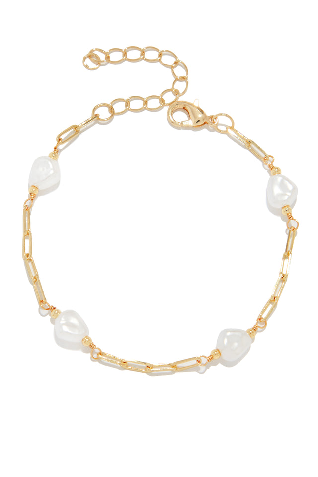 Load image into Gallery viewer, Gold Pearl Neckalce
