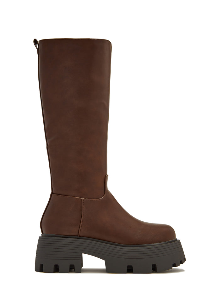 Load image into Gallery viewer, Chunky Brown Boots
