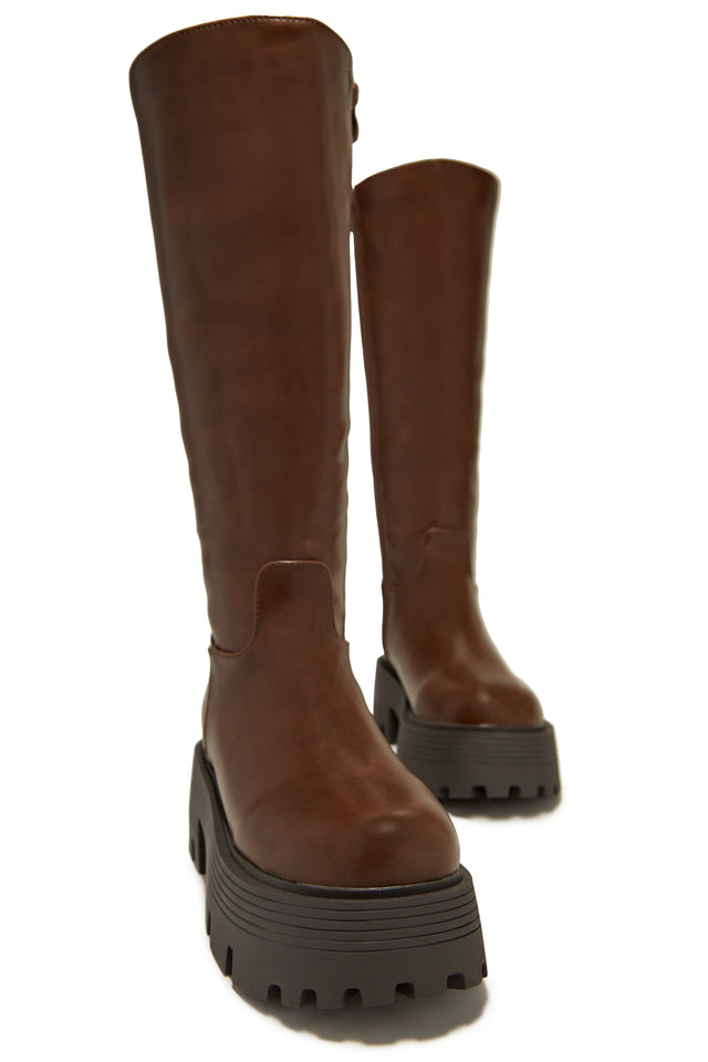 Load image into Gallery viewer, Tall Brown Boots
